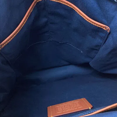 Pre-owned Coach Blue Denim Backpack ()