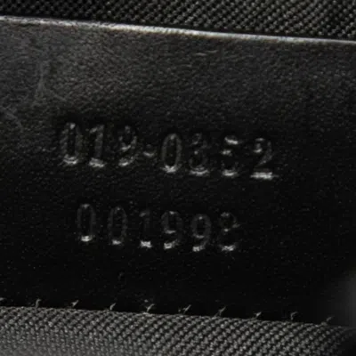 Pre-owned Gucci Black Canvas Leather Backpack ()