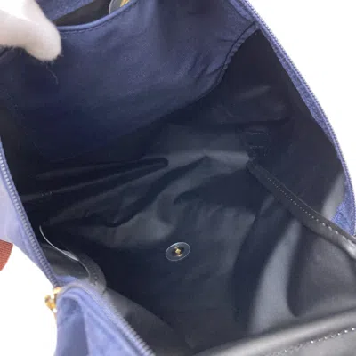 Pre-owned Longchamp Navy Nylon Backpack ()