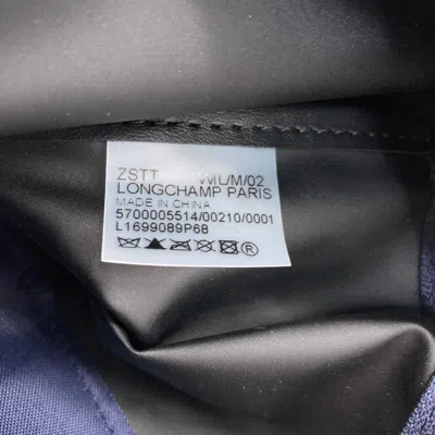 Pre-owned Longchamp Navy Nylon Backpack ()