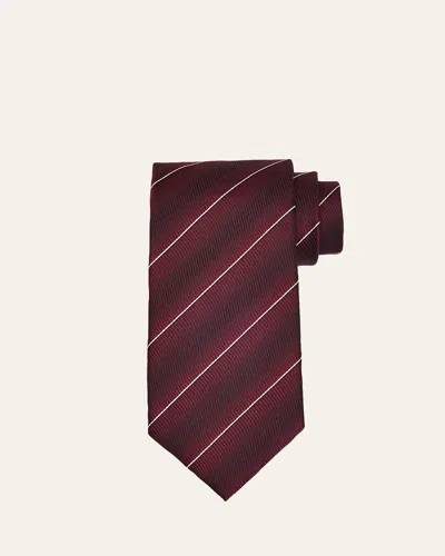 Tom Ford Pointed-tip Tie In Brown