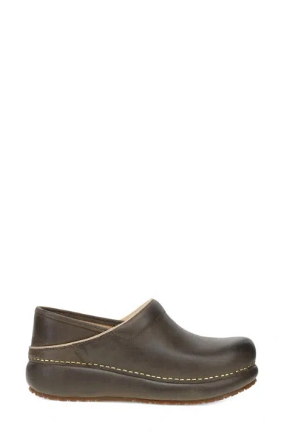 Dansko Platform Pro Clog In Brown