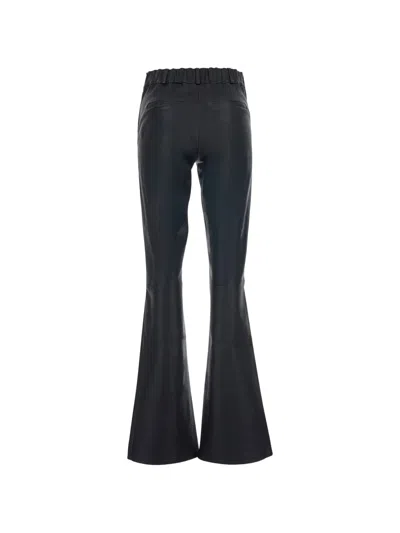 Arma Sleek Black High-waist Trousers In Multi