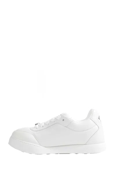 Givenchy White Yard Leather Sneakers In White