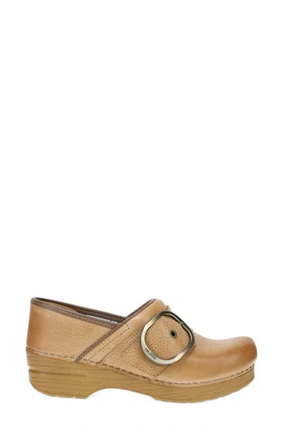 Dansko Pearson Buckle Strap Clog In Brown