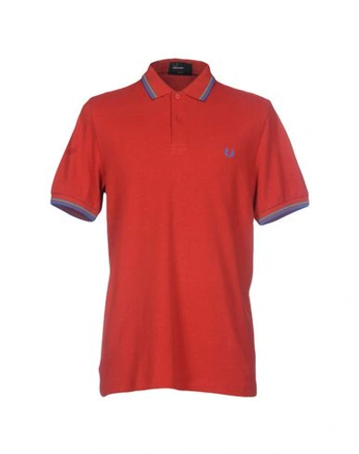 Fred Perry Polo Shirt In Red