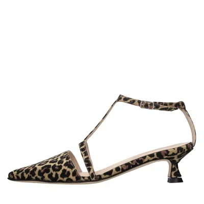 Anna F 55mm Leopard-print Pumps In Animal Print