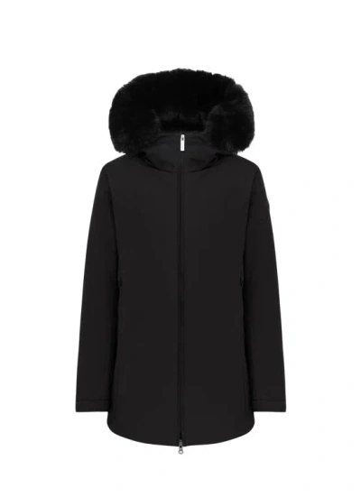 Colmar Long-sleeved Down Jacket In Black
