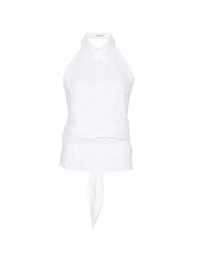 P.a.r.o.s.h Parosh White Shirt Woman In Gray