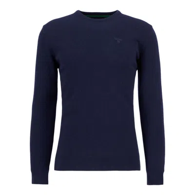 Barbour Essential Crew Neck Sweatshirt In Blue
