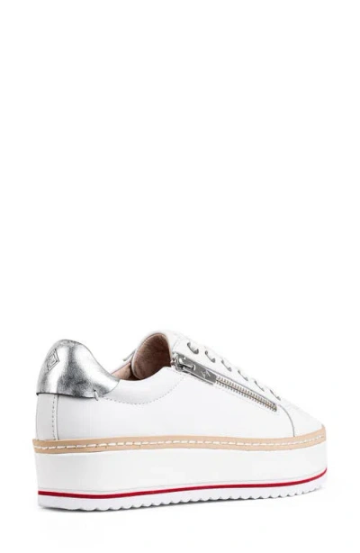 Donald Pliner Women Dew Platform Sneaker In White In White