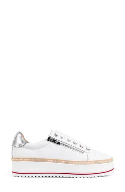 Donald Pliner Women Dew Platform Sneaker In White In White