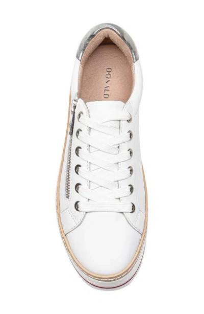 Donald Pliner Women Dew Platform Sneaker In White In White