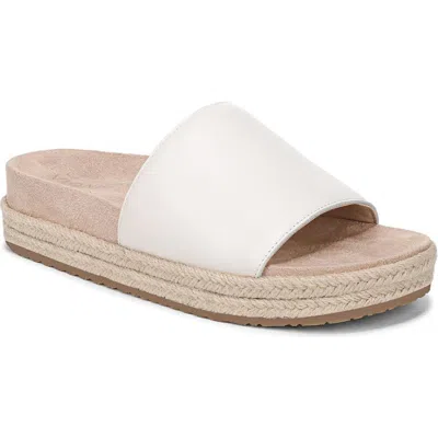 Vionic Yasmina Platform Slide Sandal In White
