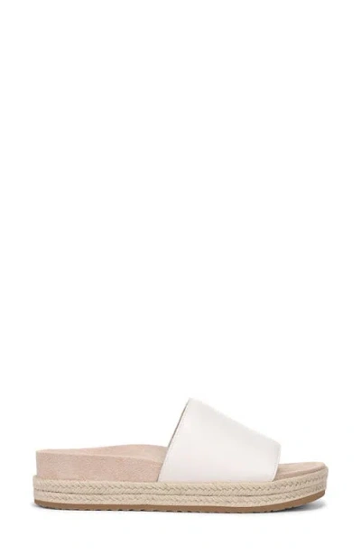 Vionic Yasmina Platform Slide Sandal In White