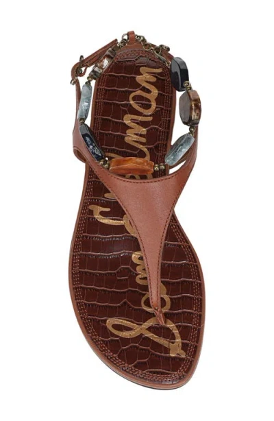 Sam Edelman Canna Ankle Strap Sandal In Brown