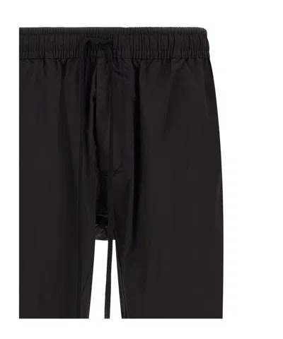 Thom Krom Low-crotch Drawstring Track Pants In Black