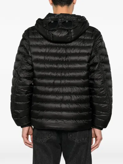 C.p. Company D.d. Shell Google Down Jacket In Black