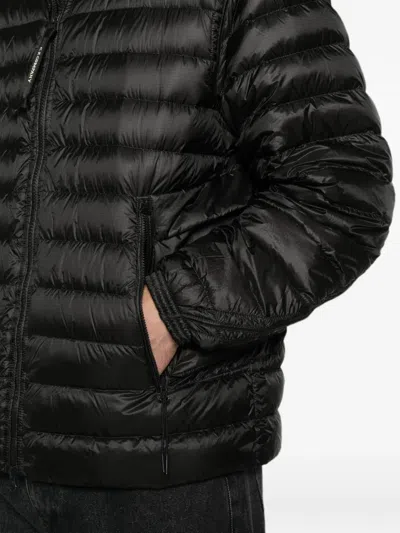 C.p. Company D.d. Shell Google Down Jacket In Black