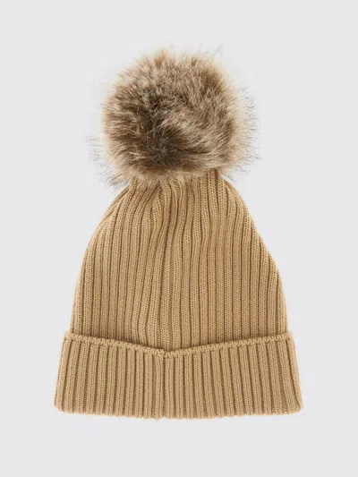 Moncler Simple Hat In Brown