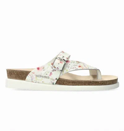 Mephisto Helen Toe Loop Sandal In White