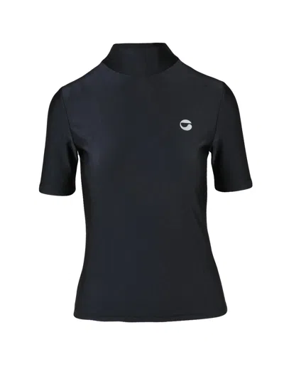 Coperni Black Polyamide Snug-fit Top In Black