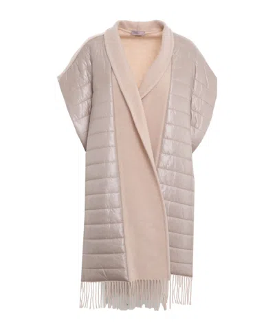 Herno Cape-style Jacket In Pink