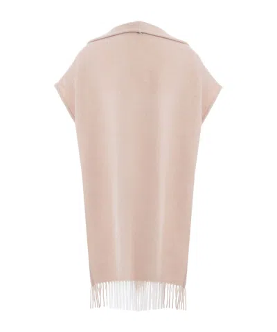 Herno Cape-style Jacket In Pink