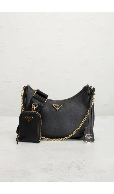 Fwrd Renew Prada バッグ In Black