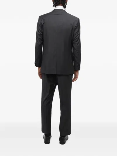 Corneliani Single-breasted Suit In Gray