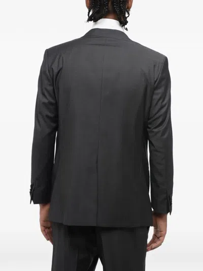 Corneliani Single-breasted Suit In Gray