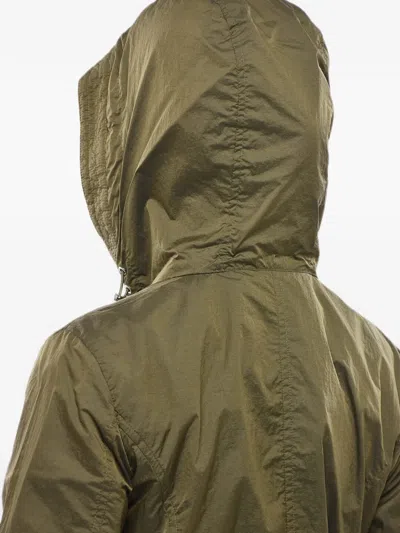 Woolrich Quilted Drawstring Jacket In Green