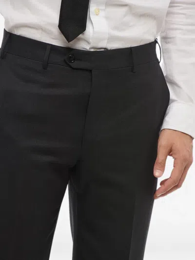 Corneliani Pressed-crease Trousers In Black