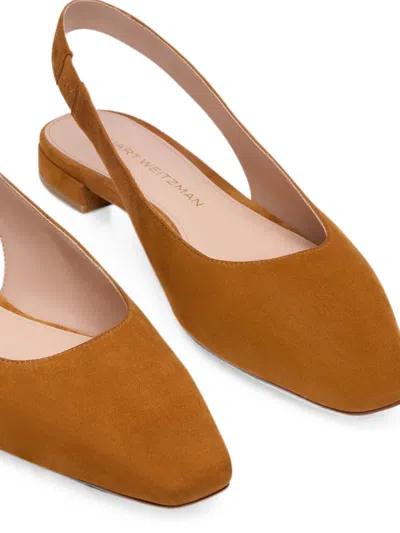 Stuart Weitzman Stassi Pointed-toe Slingback Pumps In Multi