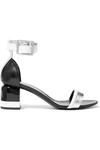 PIERRE HARDY Memphis metallic-trimmed leather sandals