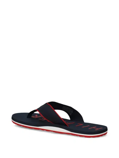 Tommy Hilfiger Logo-print Flip-flops In Multi
