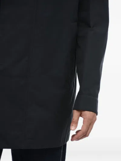 Corneliani Hidden-button Overshirt In Black