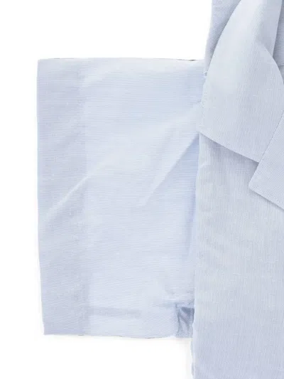 Corneliani Stripe-pattern Shirt In Blue