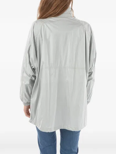 Woolrich Dauphine Over Drawstring Jacket In Gray