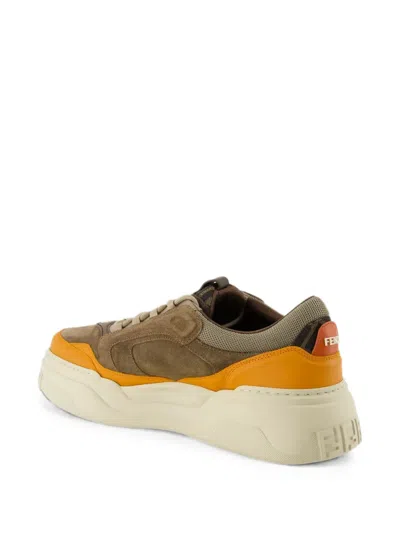 Fendi Force Ff-logo Sneakers In Multi