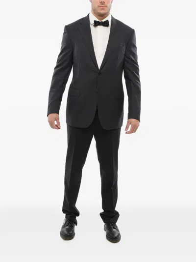 Corneliani Academy Flap-pockets Blazer In Gray