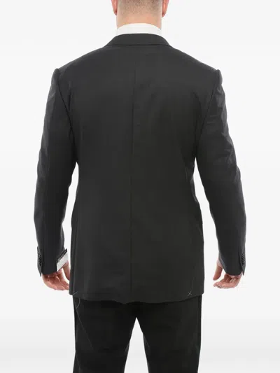 Corneliani Academy Flap-pockets Blazer In Gray