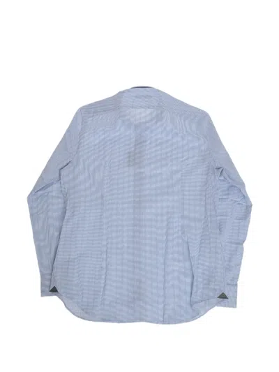 Corneliani Striped Shirt In Blue