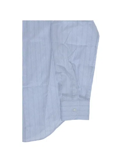 Corneliani Striped Shirt In Blue