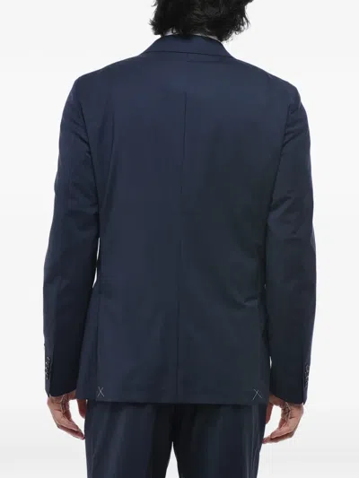 Corneliani Double-breasted Peak-lapel Suit In Blue