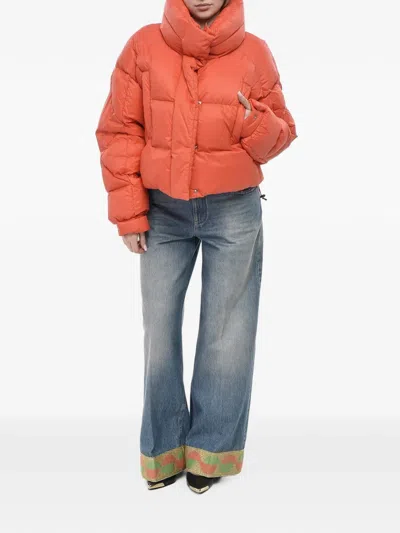 Bacon Puffa Cropped Puffer Jacket In Multi
