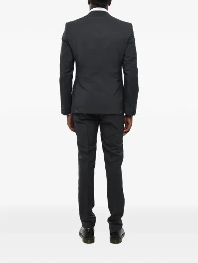 Corneliani Single-breasted Suit In Gray