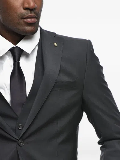 Corneliani Single-breasted Suit In Gray
