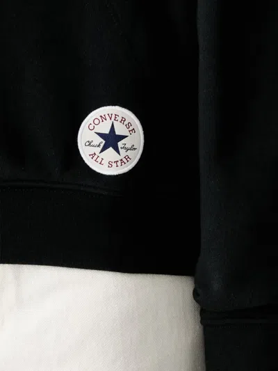 Converse Chuck Taylor Patch Pullover Hoodie In Black