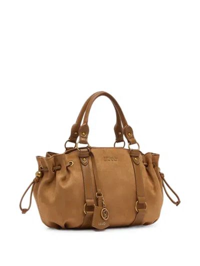 Liu •jo Small Drawstring Bag In Brown